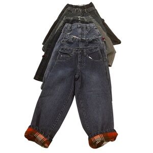 Jeans little boy size 4 bundle of  7 pair gap, childrens place, Lee  all cotton